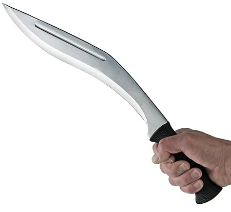 Machete Kukri Busch-Messer Busch-Messer Silver Gurkha mit Nylonscheide 49cm