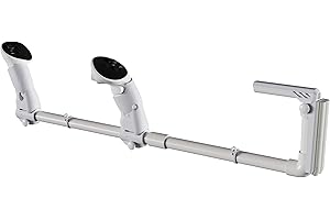 Moginno VR Controller Stock Compatible with Meta/Oculus Quest 3S/Quest 3 Handle Accessories, Dual Magnetic Stock R-ifle Adapter with Shoulder Strap, Enhance FPS Games Reality Control Feel