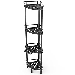 Menintog Standing Shower Caddy-4 Tier Stand with