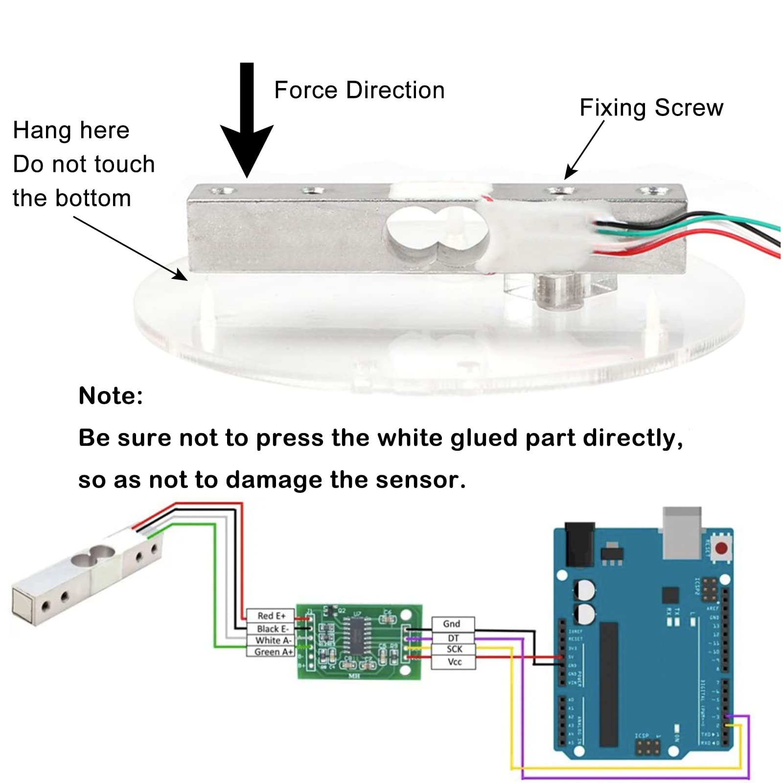 Mua Load Cell 10kg loadcell Load Cells kit Load Cells Weight Sensor ...
