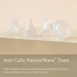 Lansinoh NaturalWave Baby Bottle Teats Fast Flow Anti Colic 2 Pack view 2