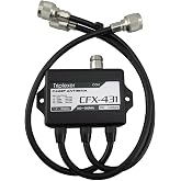 Comet CFX-431A Triplexer/RF Combiner-Splitter, 1.3&ndash;150 MHz &amp; 350&ndash;500 MHz &amp; 840&ndash;1400 MHz, 1000 W PEP (HF) / 500 W &amp; 200 W, 50 dB Isolation, N-Female &amp; PL-259