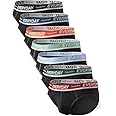 Separatec Men's Underwear Briefs with Dual Pouch,Covered Waistband,Tagless,Soft&Breathable Cotton Underwear for man,7-Pack