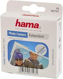 Hama Fotoecken (500 Stück, selbstklebend) transparent
