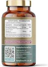 Time Health Selenium 200mcg Organic Food-Form Tri-Selenium Complex UK Made view 2