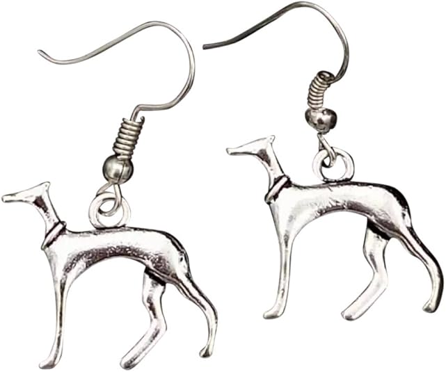 Purposefull Boucles Doreilles Pendantes Motif Lévrier