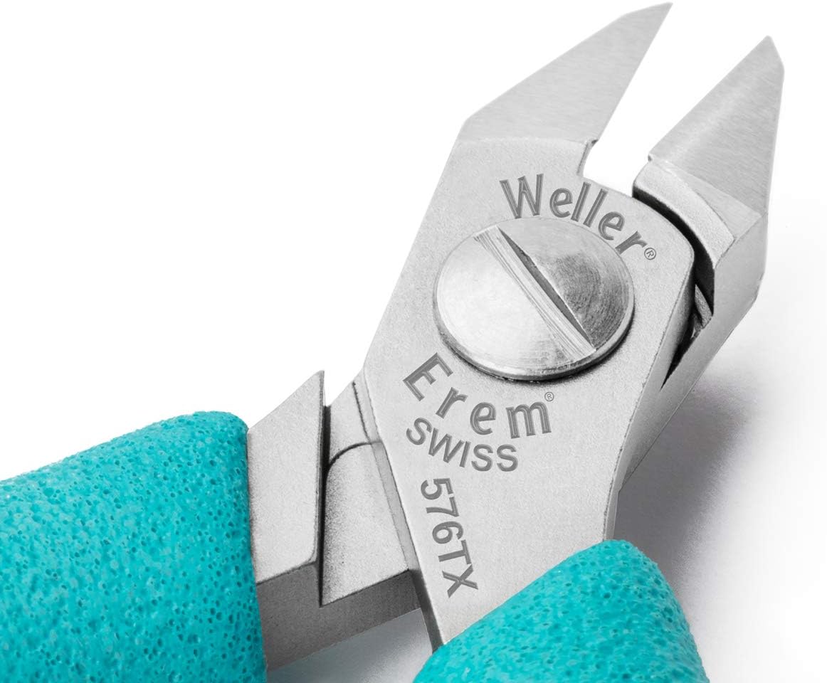 Weller Erem 576TX Tungsten Carbide Tapered Head Tip Cutter with High Precision Screw System for Easy Operation Flush, 115mm - Image 3