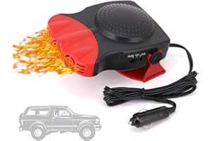 SHOWVIGOR Car Heater, 12V 150W Car Heaters That Plugs Into Cigarette Lighter,Suitable for New Energy,Sedans,Pickup Trucks,and Other Vehicle Models,New Upgrade 2 in 1 Fast Heating Car Windshield Defogger