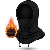 Finvizo Winter Balaclava Ski Mask: Hood Hats Fleece Balaclava Face Mask Men Women Warm Face Cover for Cold Weather Gear