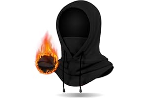 Finvizo Winter Balaclava Ski Mask: Hood Hats Fleece Balaclava Face Mask Men Women Warm Face Cover for Cold Weather Gear