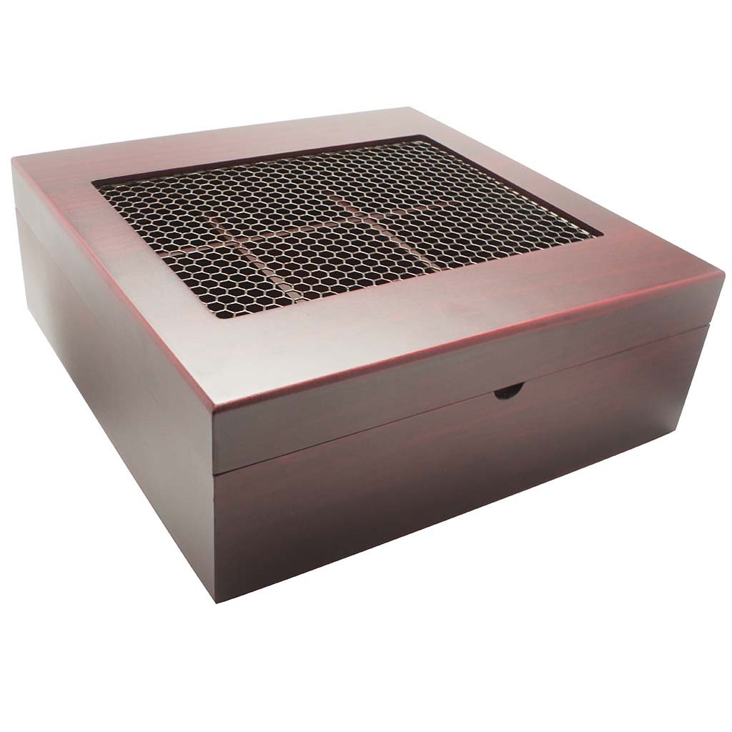 Large Wooden Tea Storage Box Tea Box Sampler, 50 Tazo Tea Bags, 10