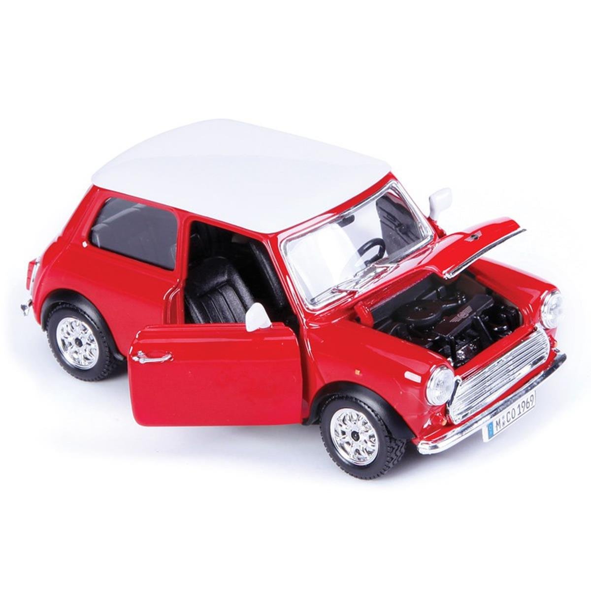 Mini Cooper (1969) Diecast Model 124 Scale Mr Bean Style Car Kids Fun