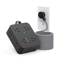 Extension Cord 20 Ft, HANYCONY Power Strip Surge