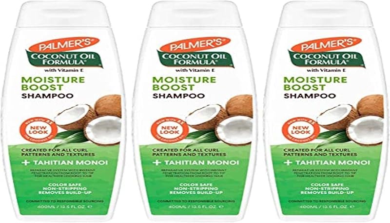 Palmer's Coconut Oil Formula Shampoo 3 Pack - Hydrating & Nourishing Hair Care