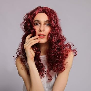 Amazon Com Vintress Vintress Women S Heat Resistant Long Curly