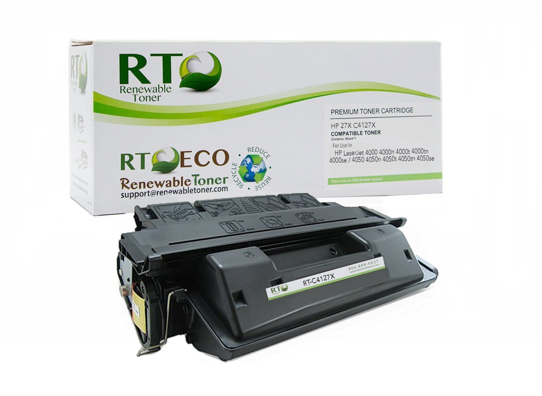 Amazon.com: Renewable Toner Compatible Toner Cartridge High Yield  Replacement HP 27X C4127X for HP Laserjet 4000 4050: Office Products