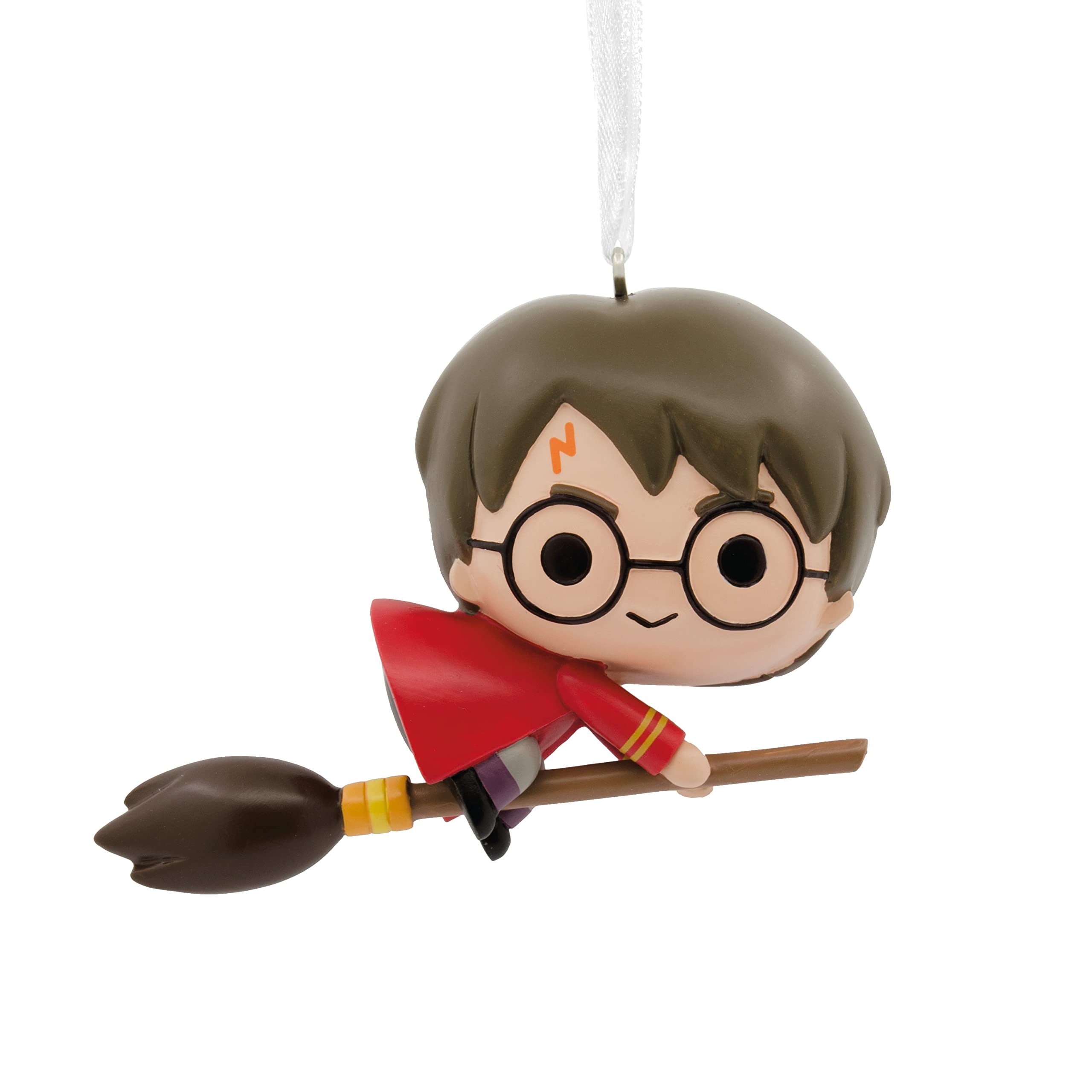 Hallmark Harry Potter Broomstick and Quidditch Christmas Ornament,Silver