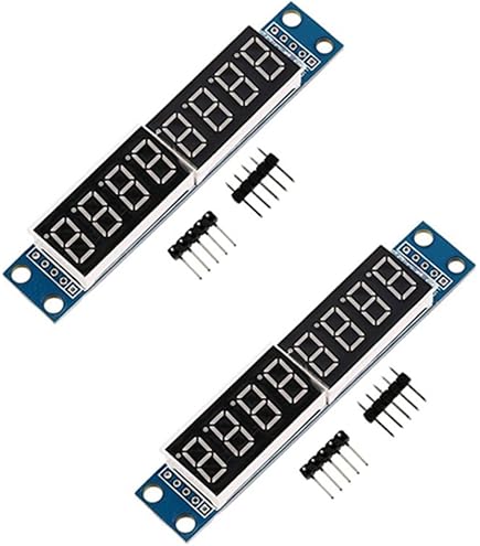 Modulo Display LED 8 Bit TM1638 Con Tasti Per AVR Arduino - Nuovo, Rosso, Per Progetti Fai-da-te