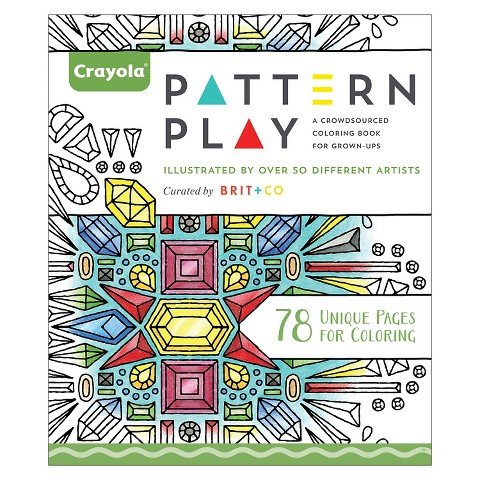 Crayola Aged up Coloring Adult Coloring Book - 78 Unique Pages for Coloring