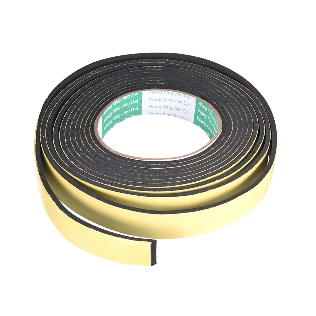 sourcing map Sealing Foam Tape 20mm Wide 3mm Thick 4m/13ft Long, Self Adhesive Weather Strip for Window Door Insulation