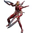 HiPlay ZD Toys Anniversary Series Collectible Figure Full Set: Iron Man Deluxe Version (1912-50), 1:10 Scale Miniature Action Figurine MK50HH
