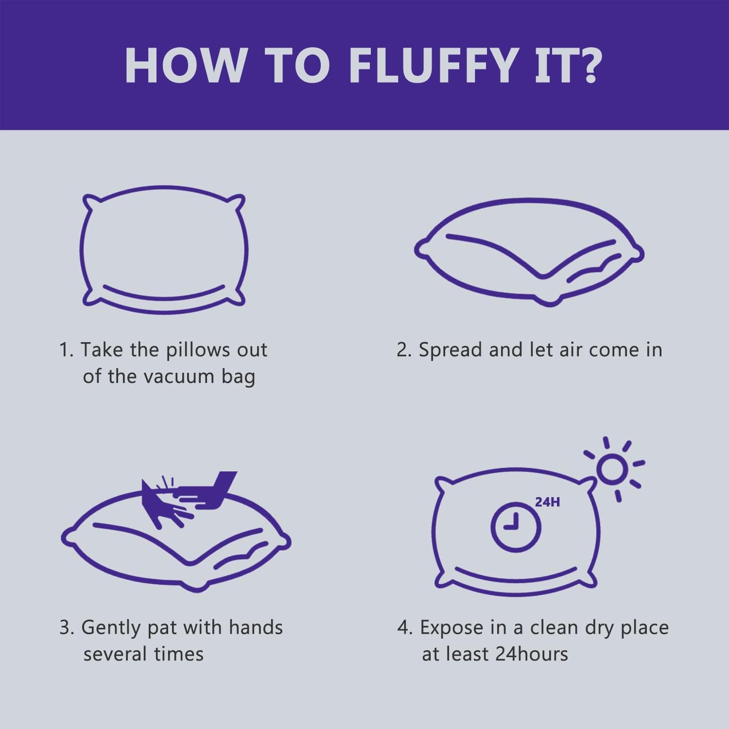 HOMELAB 2 Pack Standard Pillows for Sleeping - 100% Breathable Cotton Case, Soft Plush Down Alternative Filler, Medium to Soft Neck Support for Side Back and Stomach Sleepers, 20x26