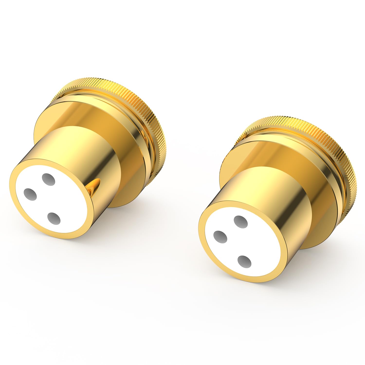 Tertullus 2 Pcs XLR Dust Cap Female,RFI/EMI Reduction,Gold Plated โ image 1