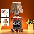 WILIT Wireless Bottle Lamp Shades for Table Lamps, 3 Level Brightness Bar Lights for Home Bar, Rechargeable Cordless Lamp for Bedroom Bar&Restaurant, Modern Wine Bottle Light, Gifts for Women