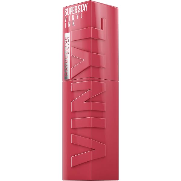 MAYBELLINE SUPER STAY VINYL INK LONGWEAR NO-BUDGE LIQUID LIPCOLOR MAKE UP, HIGHLY PIGMENTED COLOR AND INSTANT SHINE, SULTRY, 1 COUNT