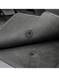 Lloyd esteras velourtex Piso Esteras para Camaro 2016 on 2pc esteras Ébano velourtex Camaro + Ss Logo Rojo Doble