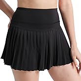 EASTBUDDY Womens Tennis Skirt with Shorts Pleated Tennis Skirts for Women with 2 Pockets Athletic Skort for Golf