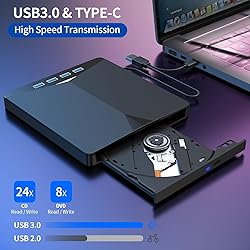 External CD DVD Drive for Laptop,Portable DVD