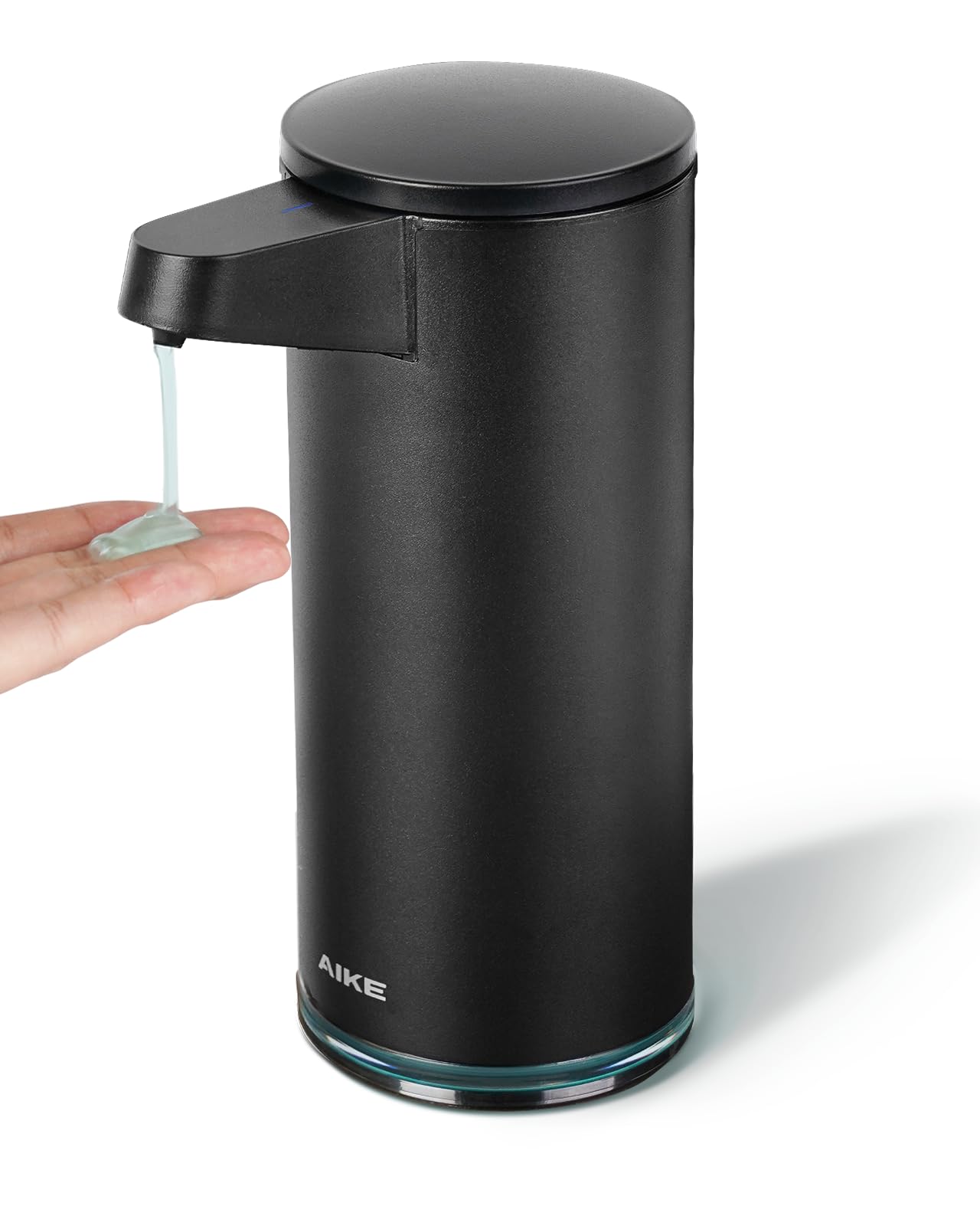 Photo 1 of ***BROKEN*** AIKE SensePro Automatic Soap Dispenser Type-C Rechargable, Stainless Matte Black Coating 12.8 fl.oz. for Liquid Soap