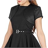 BlackButterfly Satin Bolero Shrug - Short Sleeve