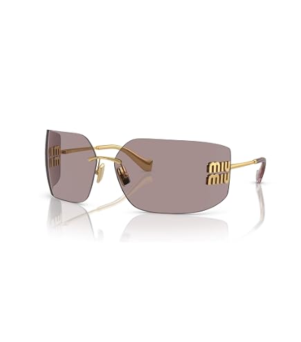 Amazon.com: Miu Miu SMU 54YS Gold/Dark Grey 80/14/110 women 