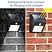 Solar Sensor Lights, Solar Led Lights 20 LED Solar Motion Sensor Lights Waterproof Motion Sensor Outdoor Solar Lights for Deck, Fence, Steps ( 2 Pack)