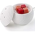 STAR MOON Ceramic Electric Wax Melt Warmer, Candle Melter Burner for Scented Wax, Scentsy Wax Cubes, No Flame No Smoke No Soot-Golf