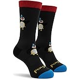 Rutuioy Novelty Penguin Crew Socks Casual Athletic Sport Crazy Dress Sock For Women Men
