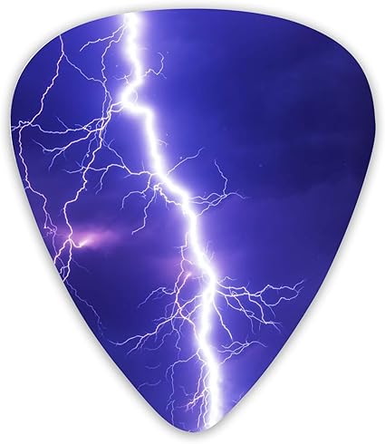 Amazon ギターピック 落雷 ティアドロップ型 ピック Guitar Pick 12枚セット 0 46mm 0 71mm 0 96mm各四枚入り ギターピック 楽器