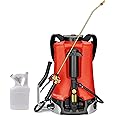 Birchmeier Flox 10 AT3 Backpack Sprayer with Tip N' Measure 1 Gallon Container (Bundle, 2 Items)