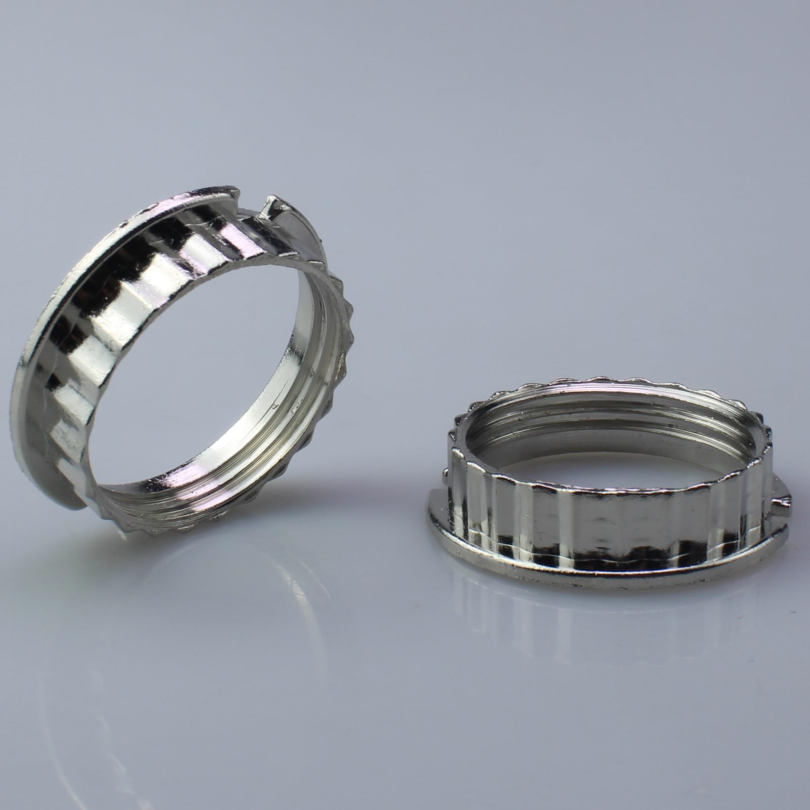 Photo 1 of FDXGYH 6 Pcs G9 Light Socket Rings Lamp Shade Collar Zinc Alloy Ring Retainer and Replacement (Big)
