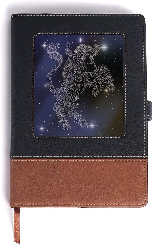 Mans Journal,Taurus,Perfect for Writing, Gifts, Travelers - A5/6.04x8.58 in