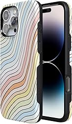 Casely iPhone 16 Pro Max Case Pastel Rainbow Lined