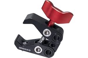 IFOOTAGE Pipe Clamp PC-01, Black C Clamp for DSLR Camera Rig, LED Lights, Flash Light, LCD Monitor