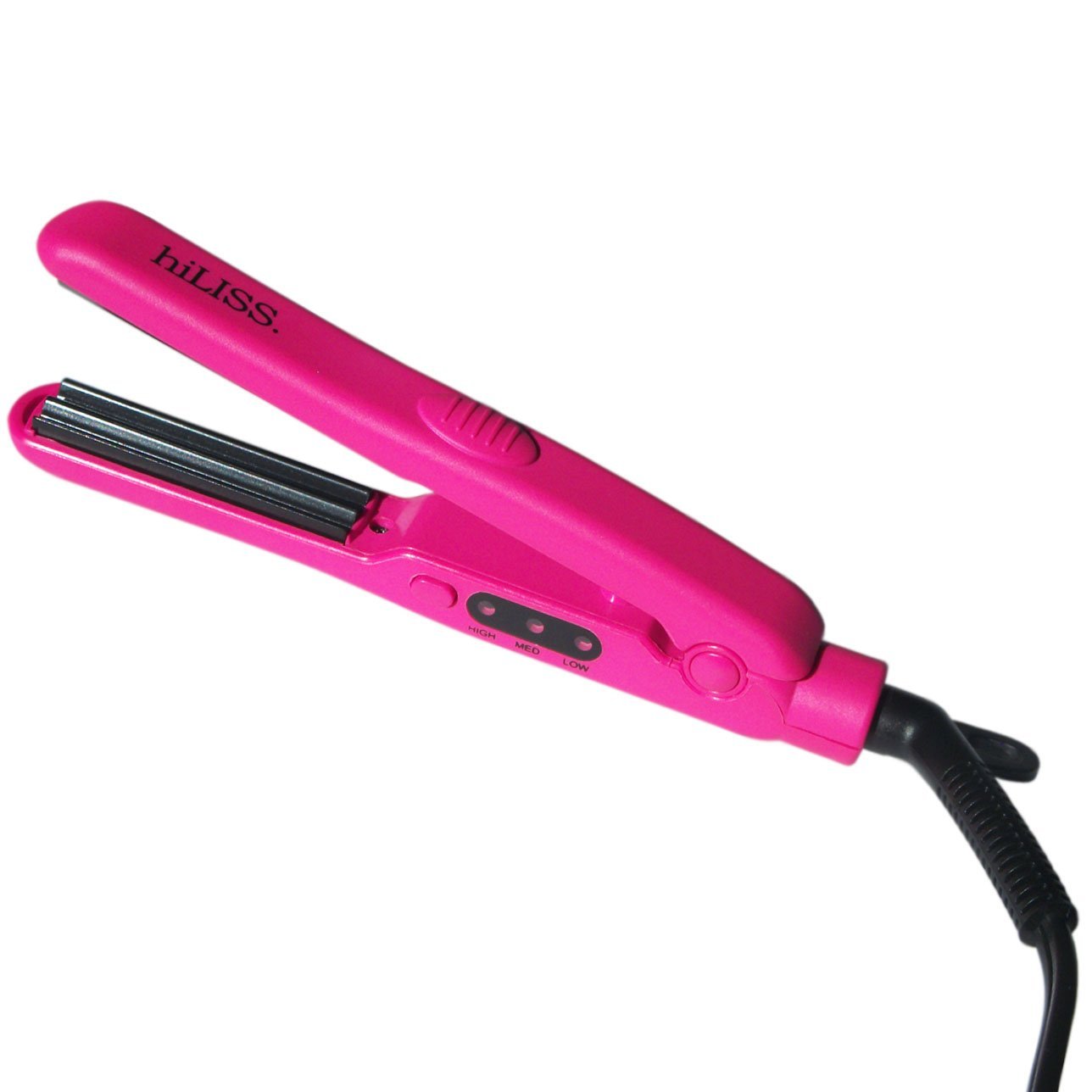 hiLISS Hair Crimper Mini Travel Hair Weaver Crimping Styling Iron with Adjustable
