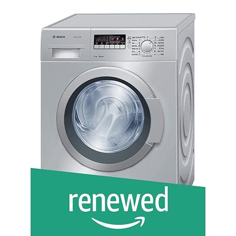 (Renewed) Bosch 7 kg Fully-Automatic Front Loading Washing Machine (WAK24268IN, Grey)