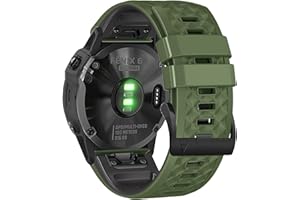 Bandkids 22mm Bands Compatible for Garmin Fenix 7,Fenix 6,Fenix 5,Quick Fit Waterproof Silicone Sport Watch Strap for Garmin Fenix 6 Pro,Fenix 5 Plus,Instinct 2 Solar,Forerunner 945 935 955