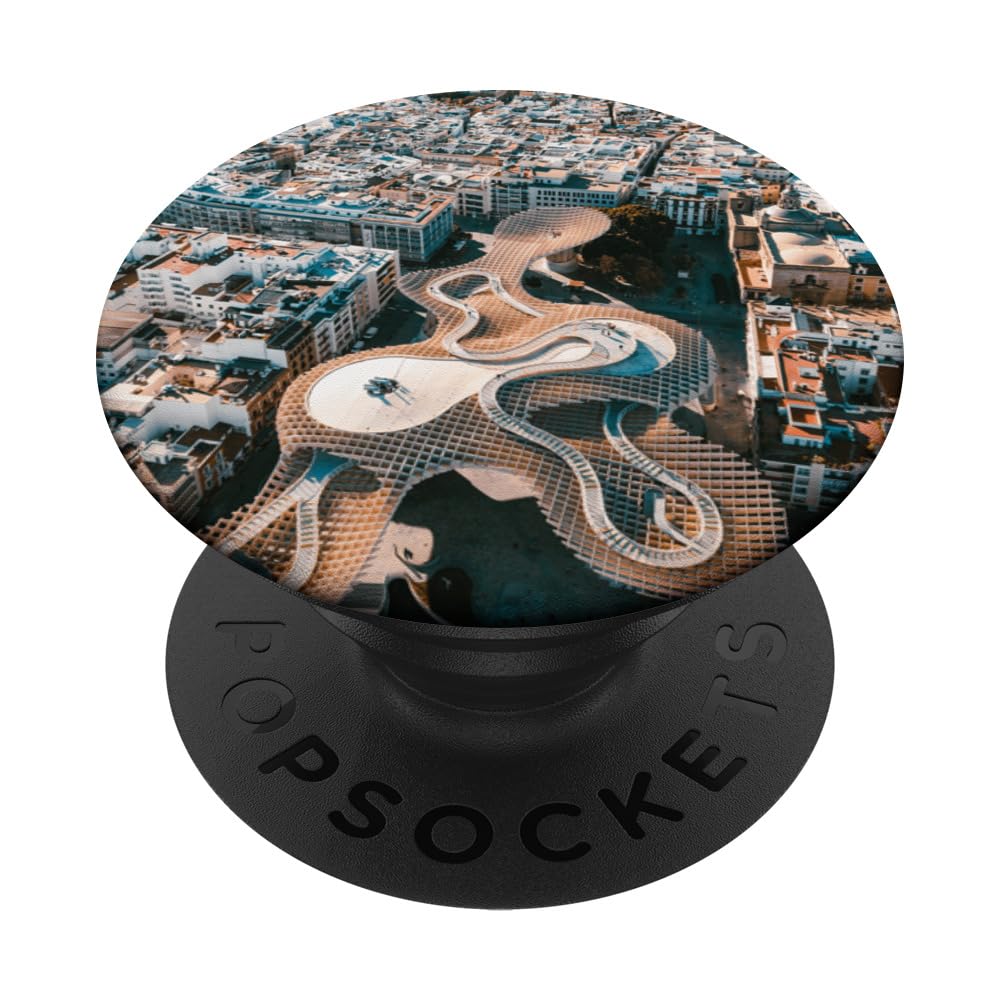 Seville Travel Art - Seville Souvenir Spain - Spanish PopSockets Swappable PopGrip