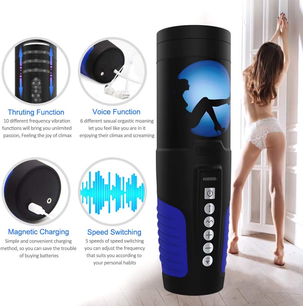Intelligent Automatic Piston Telescopic Rotate Male Mastubratìon Cup Autómatic Thrusting Airbág Pist?n Male Sucker Electric Masturbers Handsfr?é Tél?scópic,Sexy Underwear Vibrantor for Men T-Shirt