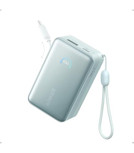 Anker Nano Power Bank ×２台セット Amazon.com: Anker Nano Retractable Power Bank with 2 in 1 Wireless